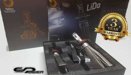 Heleco Lamps Car H15 Canbus LED 6000K Cold White 12-24V 60W 2pcs