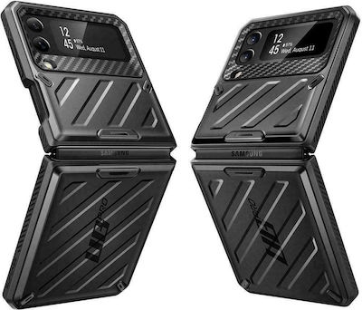 Supcase Unicorn Beetle Pro Acoperire completă 360 Plastic rezistent Negru (Galaxy Z Flip3 5G)