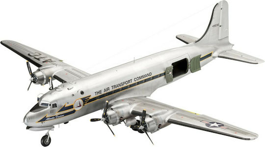Revell Φιγούρα Μοντελισμού Αεροπλάνο C-54D Berlin Airlift "701th Anniversary" 352 Κομματιών σε Κλίμακα 1:72 40.1x49.7εκ.