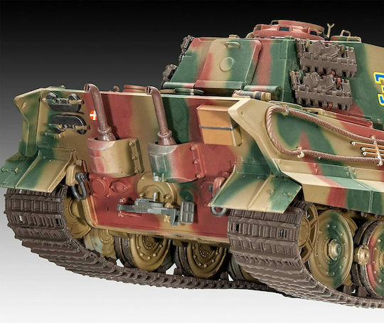 Revell Tiger II Ausf. B (Henschel Turret) Modeling Figure Tank 331 Pieces in Scale 1:35 29.3cm.