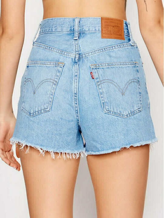 Levi's Ribcage Γυναικείο Ψηλόμεσο Σορτς Γαλάζιο
