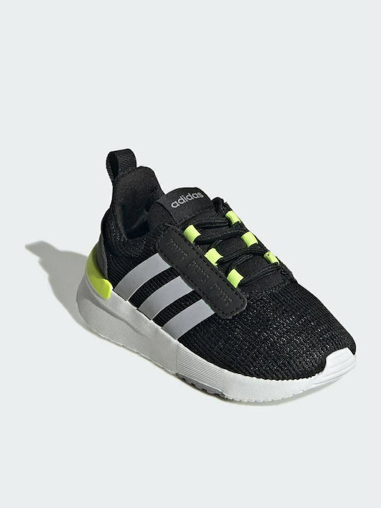 Racer TR21 I Wasserdicht Kinder Sportschuhe Laufen mit Schnürsenkeln Core Black / Halo Silver / Solar Yellow