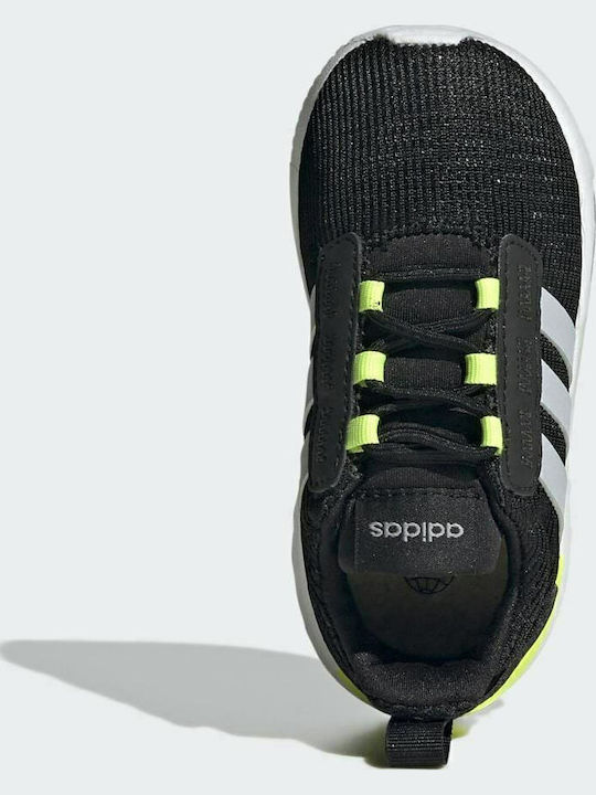 Racer TR21 I Wasserdicht Kinder Sportschuhe Laufen mit Schnürsenkeln Core Black / Halo Silver / Solar Yellow