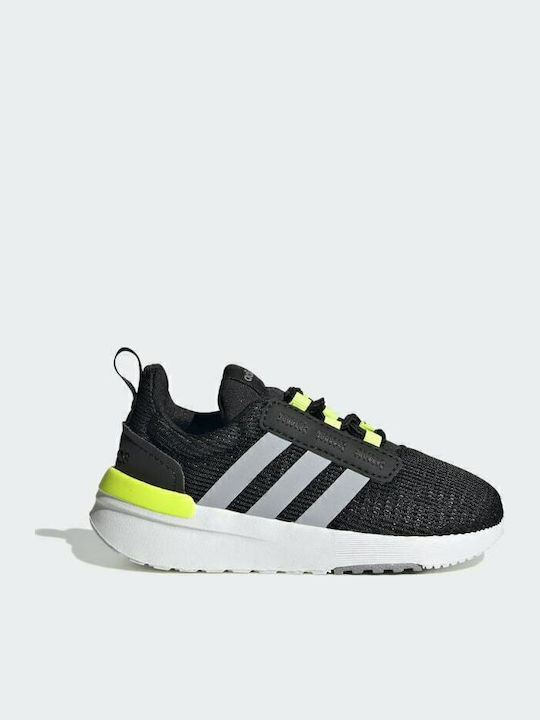 Racer TR21 I Wasserdicht Kinder Sportschuhe Laufen mit Schnürsenkeln Core Black / Halo Silver / Solar Yellow