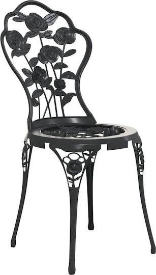 Garten- und Outdoor-Möbelsets für kleinen Raum 3 Stück Schwarz