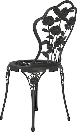 Garten- und Outdoor-Möbelsets für kleinen Raum 3 Stück Schwarz