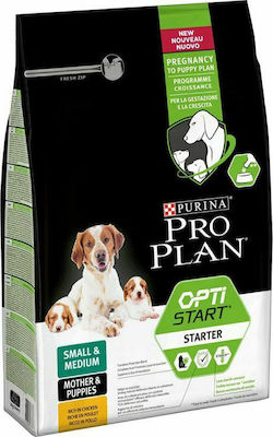 Purina OptiStart Starter Small & Medium 12kg Hrană Uscată pentru Cățeluși de Rase Mici și Medii cu Pui