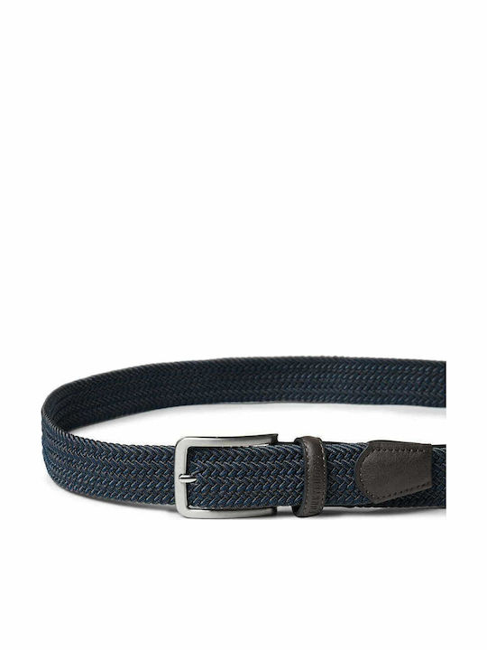 Funky Buddha Ανδρική Ζώνη Navy Μπλε Funky Buddha Ανδρική Ζώνη Navy Μπλε