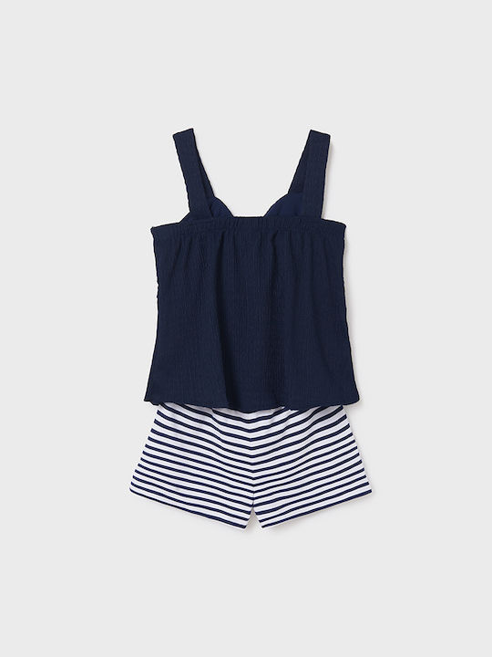 Mayoral Kids Set with Shorts Summer 2pcs Navy Blue