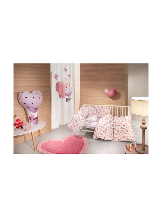 Guy Laroche Kids Cotton Rug Lovely Hearts 100x110cm