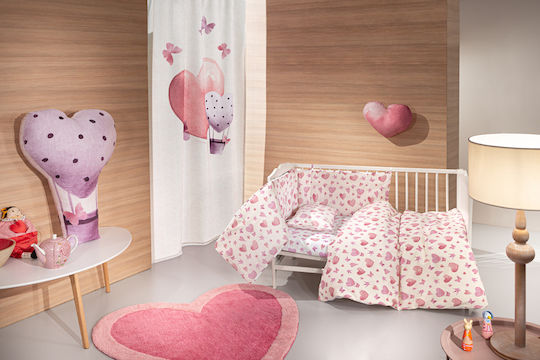 Guy Laroche Lovely Kids Rug Inimi Cotton Roz 100x110cm