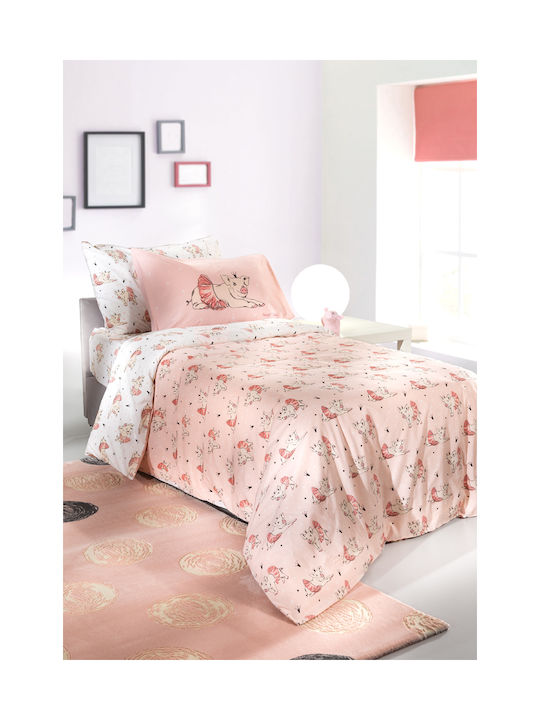 Saint Clair Dot Kinder Teppich Rosa 150x200cm
