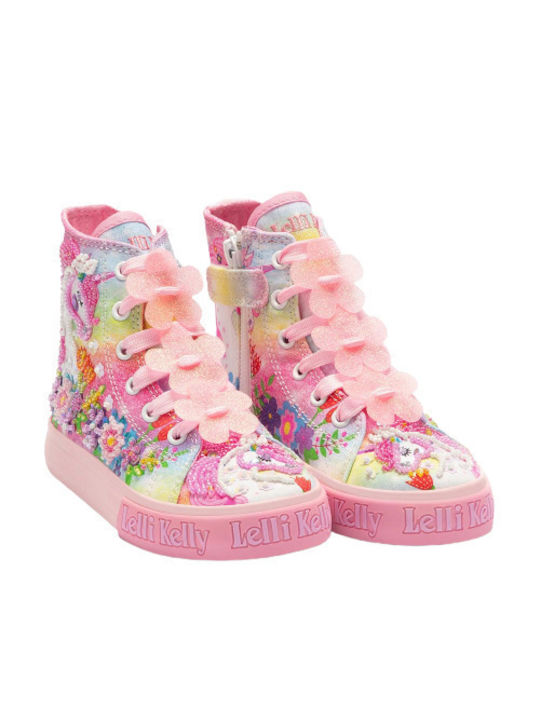 Lelli Kelly Παιδικά Sneakers High Ροζ