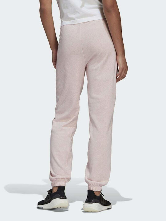 adidas Sportswear Studio Lounge Παντελόνι Φόρμας Botanic Pink Melange