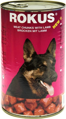 Rokus Canned Wet Dog Food with Lamb 1 x 1250gr