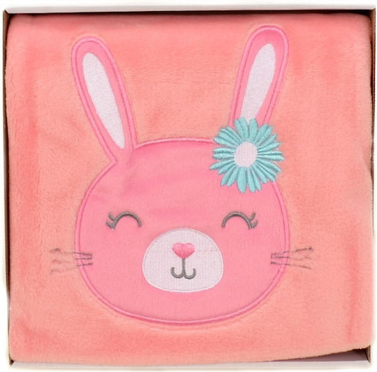 Silk Fashion Pătură Pepinieră Swaddling Cu Ursuleț Bunny 75x100cm