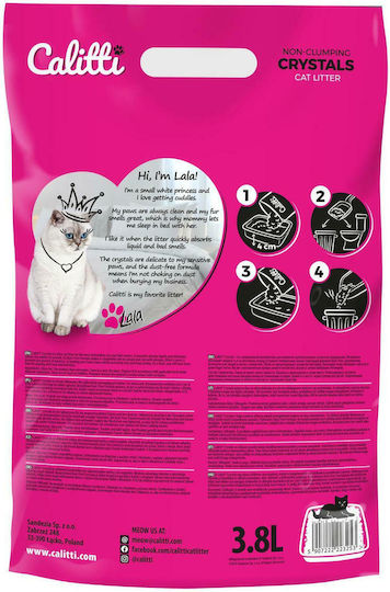 Calitti Crystals Crystal Cat Litter Unscented 3.8lt