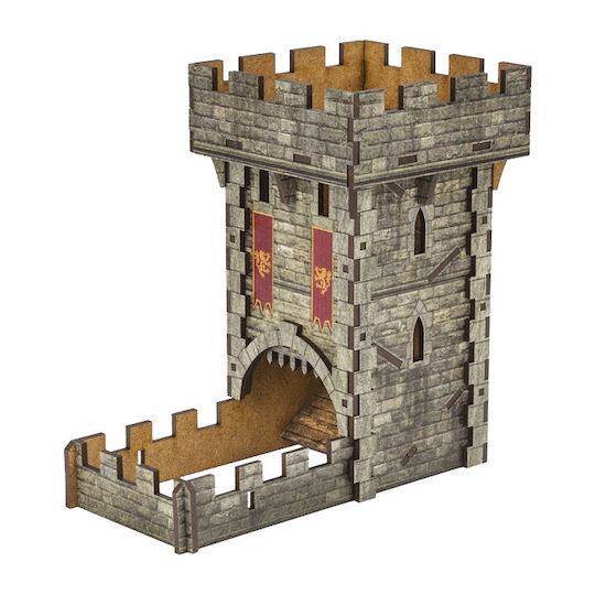 Q Workshop Dice Tower Medieval Color Dice Tower