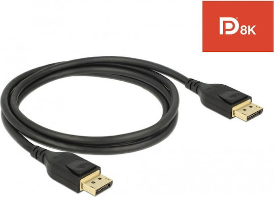 DeLock Cablu DisplayPort Masculin - DisplayPort Masculin 1m Negru (85658)
