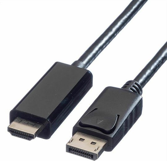 Roline Cable DisplayPort male - HDMI male 3m Black (11.99.5782)
