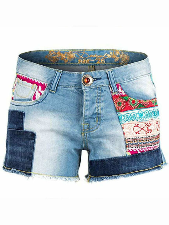 Ethnic Women's Blue Jean Shorts