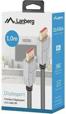 Lanberg Cablu DisplayPort - DisplayPort 1m Negru (CA-DPDP-20CU-0010-BK)