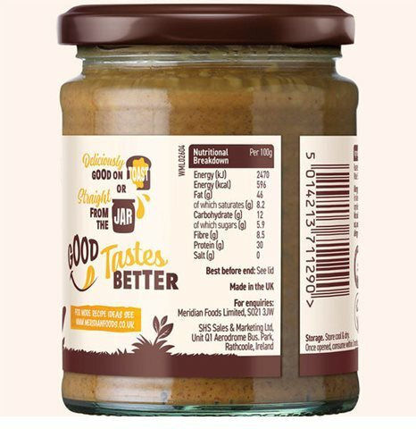 Meridian Foods Peanut Butter Smooth 280gr