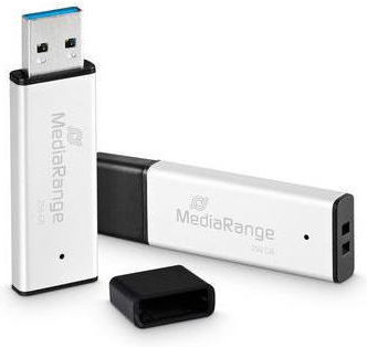 MediaRange 256GB USB 3.0 Stick Ασημί
