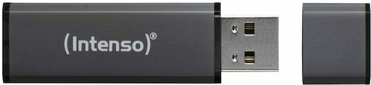 Intenso Alu Line Anthracite 128GB USB 2.0 Stick Gray