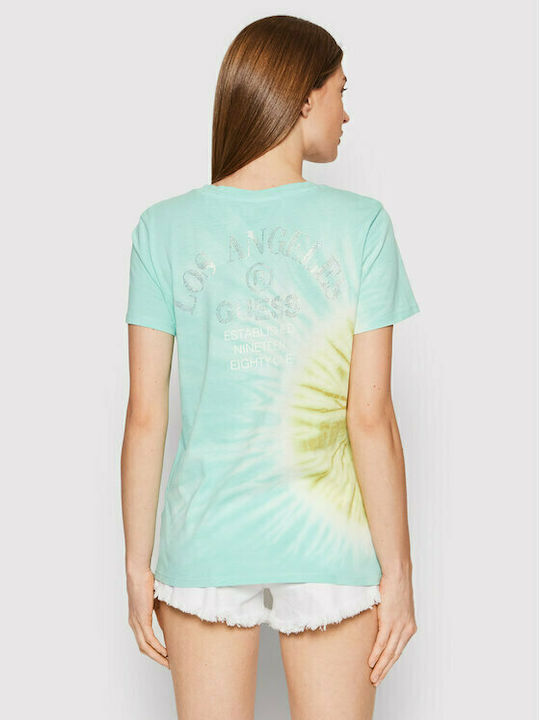 Guess Women's T-shirt Green