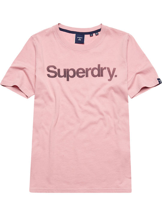 Damen T-Shirt Soft Pink