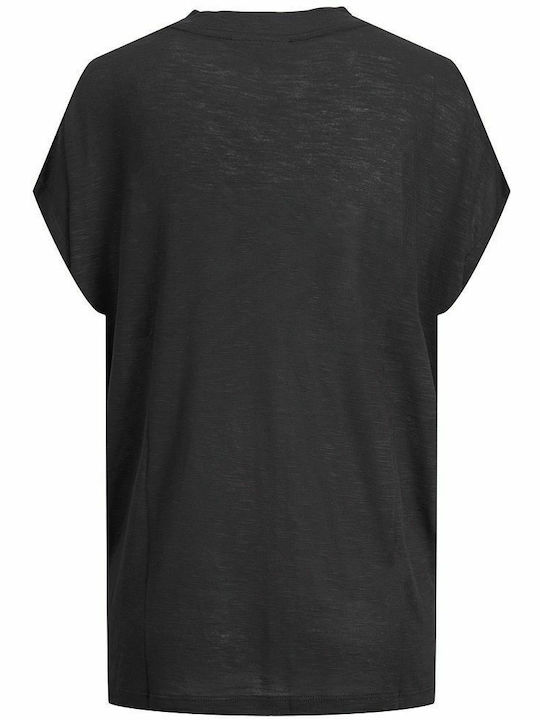 Jack & Jones Γυναικείο T-shirt Μαύρο