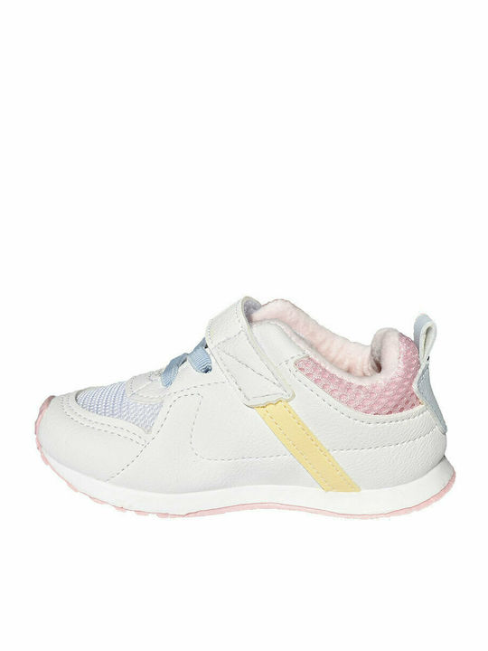Klin Kinder Sneakers Anatomisch mit Klettverschluss Weiß