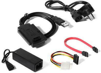 Powertech USB 2.0 - IDE/SATA Black (CAB-U122)