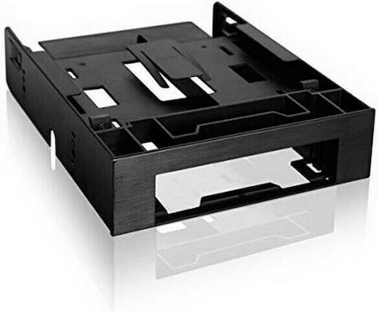 Icy Dock Flex-Fit Trio MB343SP 2x 2.5 Inch HDD SSD to 5.25 Inch Bracket with 1x 3.5 Inch Drive Device Bay Black