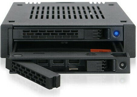 Icy Dock ExpressCage 2x 2.5 Inch SAS/SATA HDD/SSD Mobile Rack for External 3.5 Inch Bay-Comparable to Tray-less Design Μαύρο (MB742SP-B)