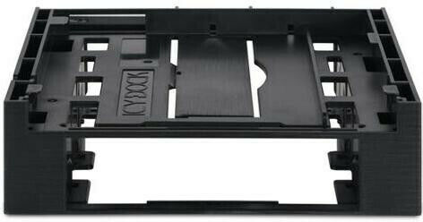 Icy Dock Flex-Fit Duo 5.25 Inch External Bay to 3.5 Inch HDD/Device Bay And Ultra Slim ODD Bay Mounting Kit Bracket Black (MB343SPO)