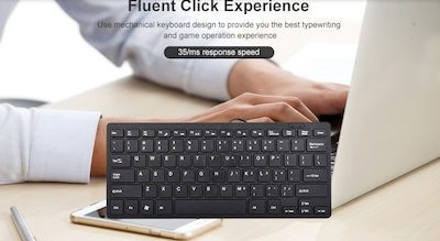 Havit Mini K-1000 Nur Tastatur Englisch US