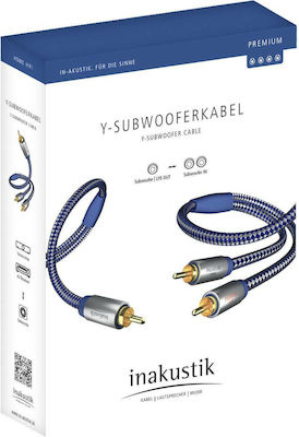 Inakustik Cable RCA male - 2x RCA male 2m (0040802)