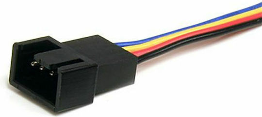 StarTech 4-Pin pwm - 2x 4-Pin pwm Cable 0.3m Πολύχρωμο (FAN4SPLIT12)