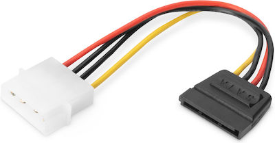 Digitus 4-Pin Molex male - 15-Pin Sata female Cable 0.15m (AK-430300-002-M)