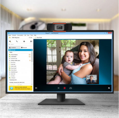 Platinet PCWC720 Web Camera HD 720p με Autofocus Πορτοκαλί EPFPCWC720