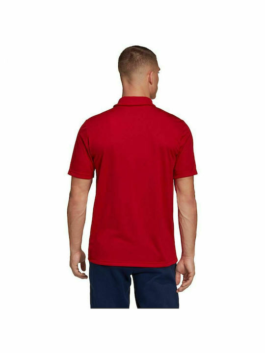 Adidas Entrada 22 Ανδρικό T-shirt Polo Κόκκινο