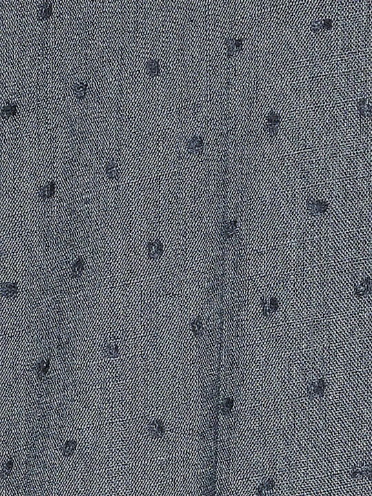 Langärmelig Damen Hemd Blau Monochrom
