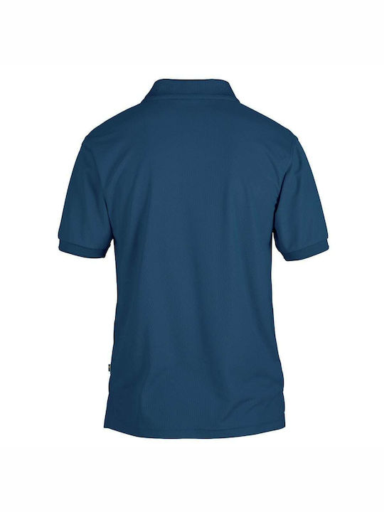 Fjallraven Crowley Men's Short Sleeve Blouse Polo Navy Blue