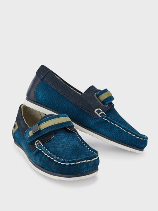 Kinder-Mokassins Blau