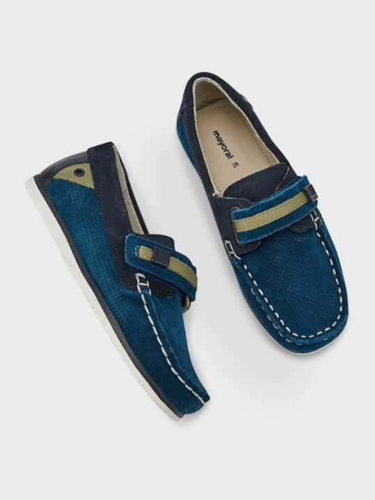 Kinder-Mokassins Blau