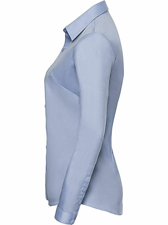 Long Sleeve Women's Shirt Light Blue Light Blue