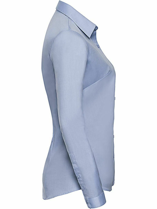 Long Sleeve Women's Shirt Light Blue Light Blue