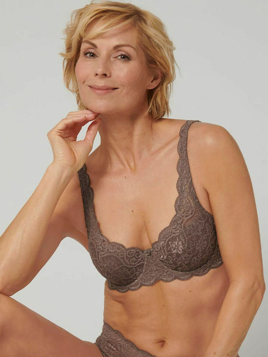 Amourette 300 WHP X Bra with Light Padding Underwire Mocca